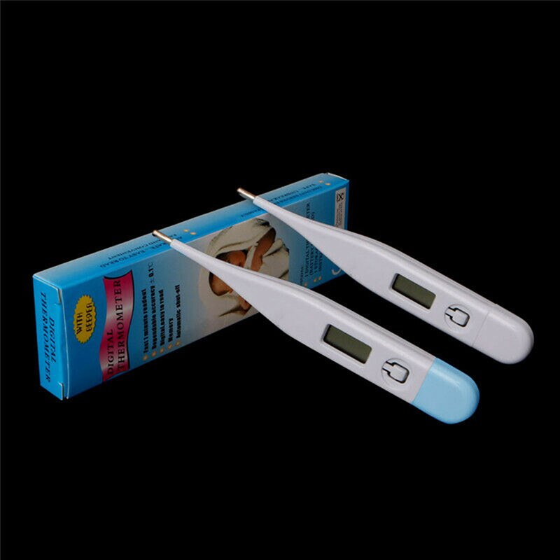 Digital LCD Display Thermometer Mini Household Thermometer Waterproof Oral Axillary Body Temperature Measurement