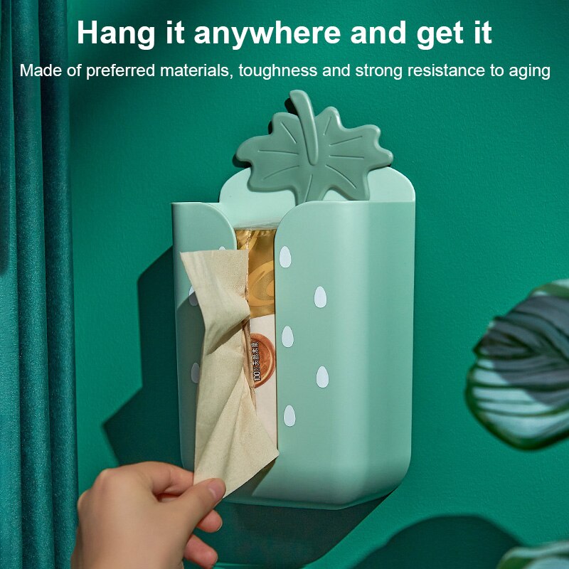 Paper towel box hanging upside down wall hanging living room household lovely kitchen napkin paper cylinder suction box