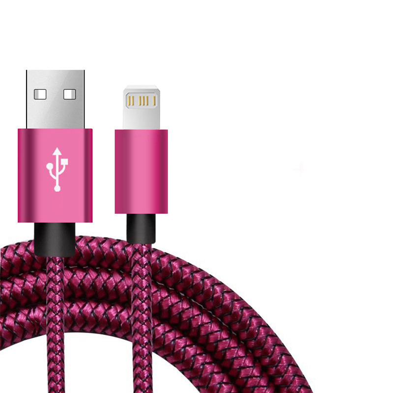 USB-Kabel für iPhone 11 12 13 14 Profi X XS Max XR 6s 7 8 Plus SE iPad 3A Schnellladekabel praktisch-Ladegerät Datenkabel 2m 3m: verrotten / 0.75m