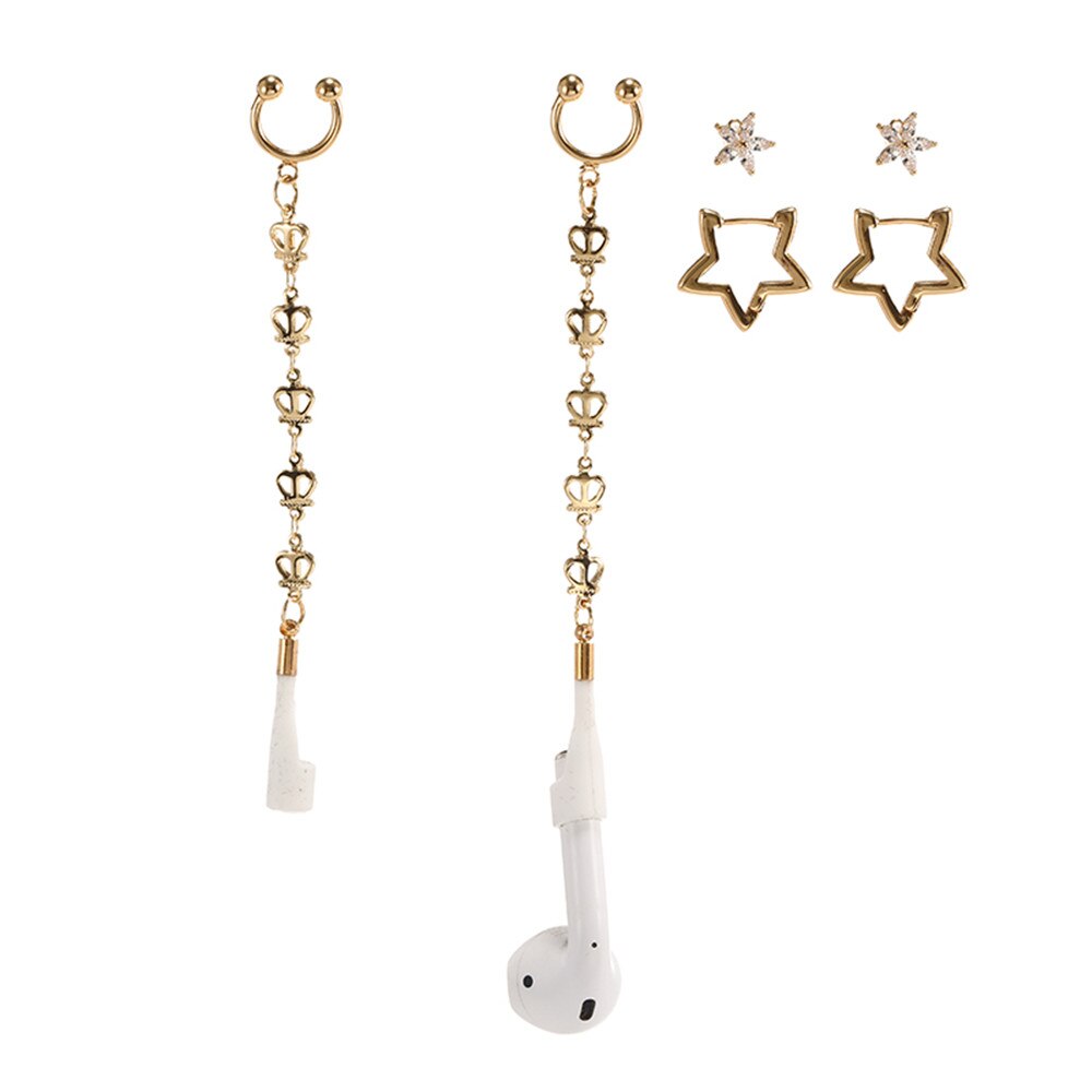 Anti-Perso Orecchio Orecchini a clip Auricolare Protector Creativo del Trasduttore Auricolare Accessori Unisex Orecchini Per Airpods 1/2/3 Pro: 15