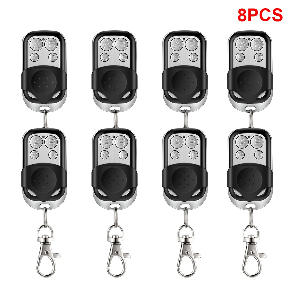 Metal Push Button Remote Control Transmitter ABCD / Lock Unlock 4Button 433MHz Universal 4 Buttons Garage Door Opener Remote: Gold
