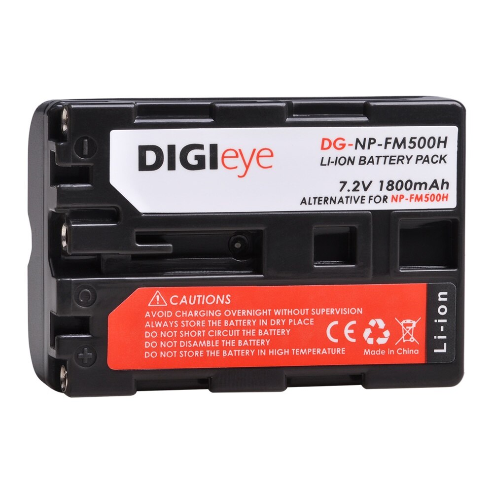 3 pièces 1800mAh NP-FM500H NP FM500H batterie + LED double chargeur pour Sony Alpha a68,a77II,SLT-A57,A58,A65,A100,A350,A450,A550,A580: 1 battery