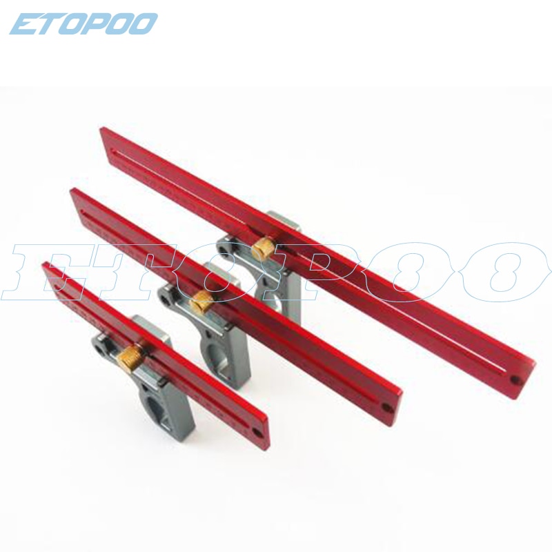 200/300/400mm 45 degree ruler Aluminum marking Ruler Height Ruler Woodworking Scriber Woodworking Scribe Gauge Measuring Tool