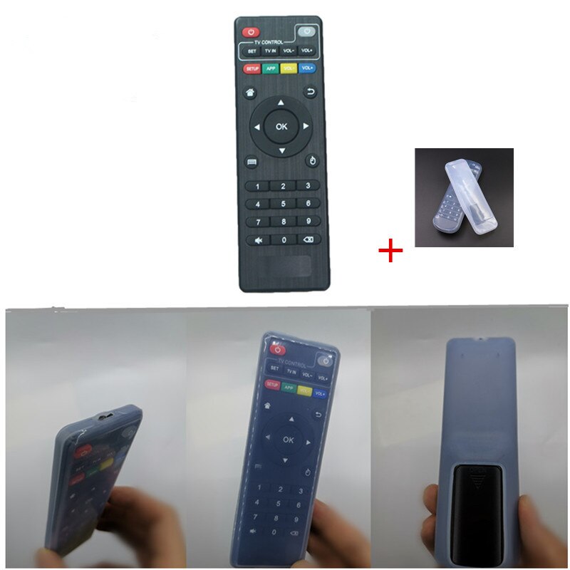 Telecomando di ricambio originale per Android TV Box MXQ,MXQ Pro, MX10, T95M, T95N. T95Q. T9. T95X mx9 H96 H96 pro: RED