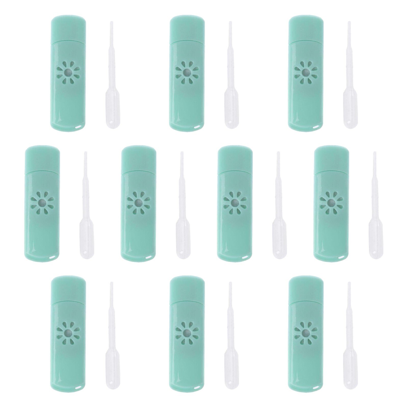 USB LED Car Aromatherapy Diffuser Mini Aroma Essential Oil Humidifier Without Essential Oil Air Freshener Interior Accessories