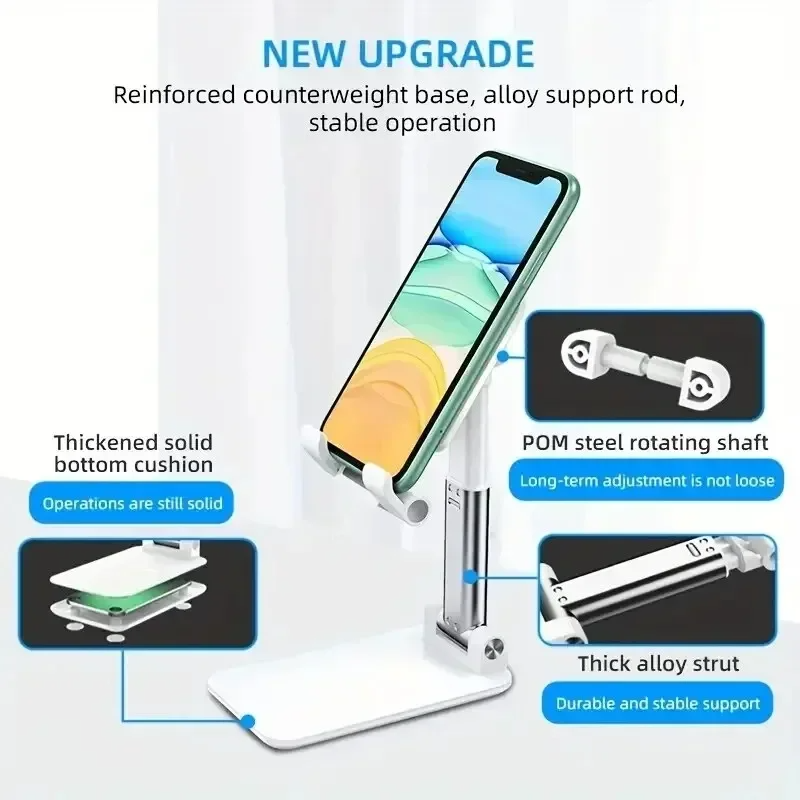 Bureau mobiele telefoon houder standaard voor iPhone 16 15 iPad Xiaomi verstelbare desktop tablet houder universele tafel mobiele telefoons standaard