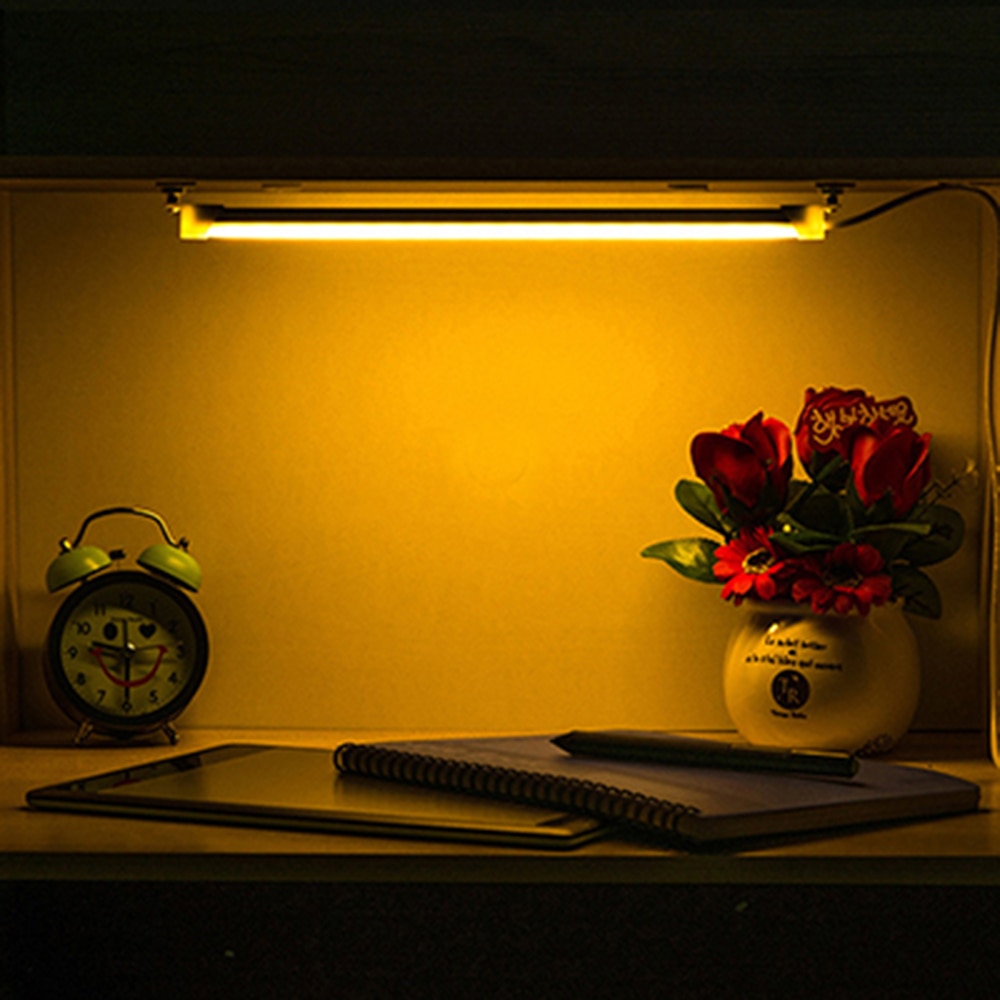 Iluminación de cocina USB LED barra de luz DC 5V protección de ojos LED tira rígida Luz de Lectura LED lámpara de escritorio para la cocina debajo del gabinete