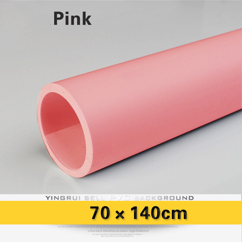 70*140cm/2.3*4.6ft Solid Color Matt Frosted PVC Background Plate Photography Backdrop Background Cloth Waterproof Anti-wrinkle: Pink