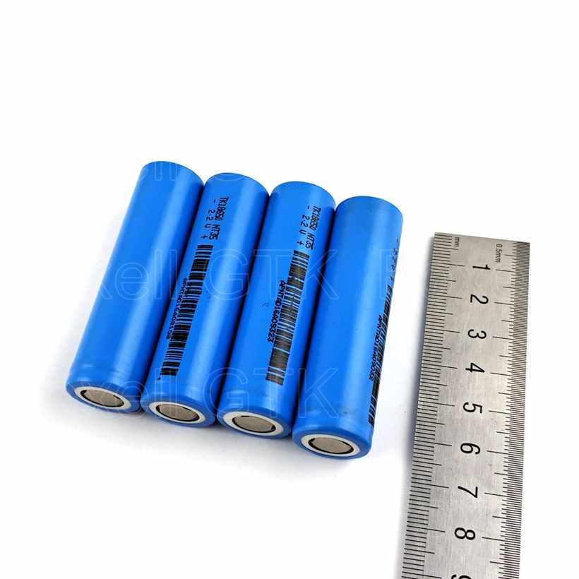 5pcs LTO bateria 18650 lto rendimiento 2.2V 2.4V 1500mah Lithium titanate for diy 12V 36V Electric car tool motor Starting cells