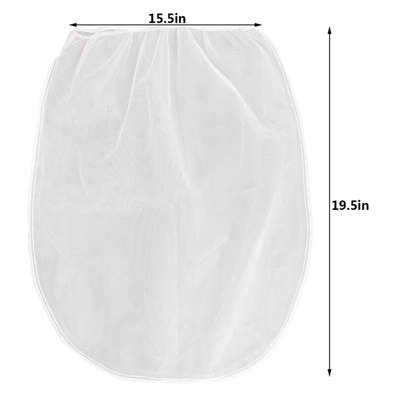 12Pcs Paint Strainer Bags Elastic Top Paint Strainer Bags Mesh Filter Bag Nylon Mesh Filters Bag For Paint Gardening