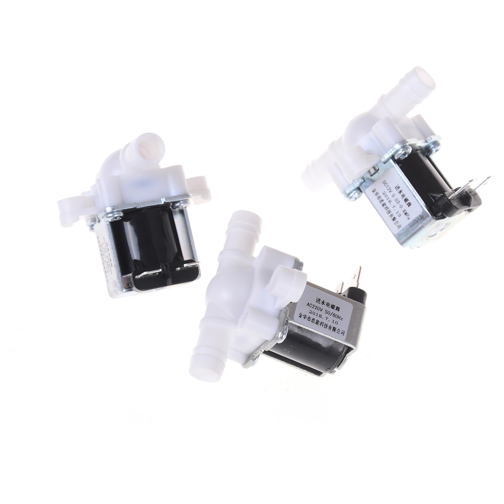 12/24/220V Druck Magnetventil Einlass Ventil 10mm Für Wasser Spender Wasserfilter Kunststoff Wasser ventil