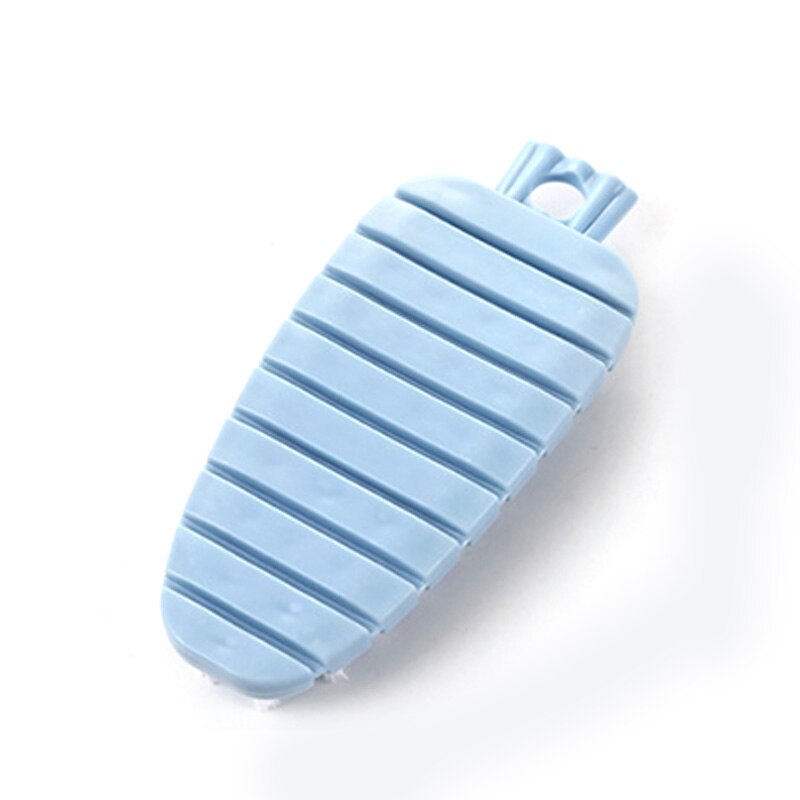 Marchew mniam szczotka robić ziemniaków imbir obieraczka szczotka robić czyszczenia skrobak z tworzywa sztucznego owoce warzywa szczotki łatwe czyszczenie akcesoria kuchenne: styl 1 niebieski