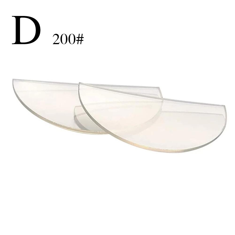 2 Stuks Stick-On Leesbril Lens Vloeibare Siliconen Bifocale Verziend Lenzen Vergroting Bifocale Lenzen +100 Tot +350: Rood