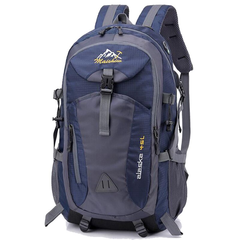 Chuwanglin 40L Waterdichte Usb Opladen Klimmen Unisex Mannelijke Reizen Mannen Rugzak Mannen Outdoor Sport Camping Wandelen Rugzak L7190: Deep Blue