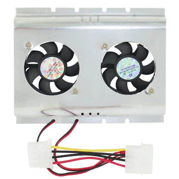 Hard Disk Cooling Fan HDD Dual Fan Cooler for Computer PC Desktop 3.5" Hard Disk Cooling