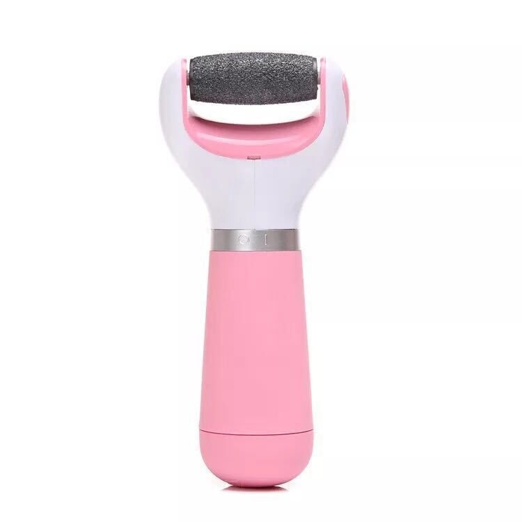 Portable Electric Foot Heel Care Tool Pedicure tool Pedicure Socks Feet Heels Toe Cuticle File Set USB Pedicure: pink
