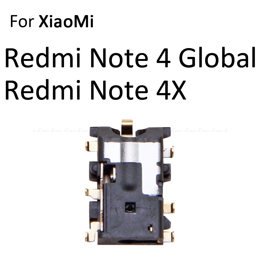 Ear Earphone Headphone Jack Audio Port Connector Flex Repair Parts For XiaoMi Redmi Note 5A 4X 4A 4 3 Pro