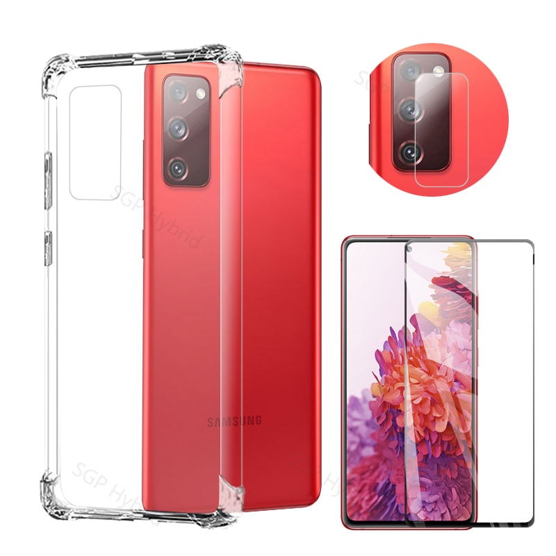 per Samsung S20 Fe Cassa Del Telefono Dello Schermo di Vetro Pellicola Della Macchina Fotografica per Samsung galassia S20 S 20 Fe стекло на самсунг s20 fe fan Lite 4g 5g