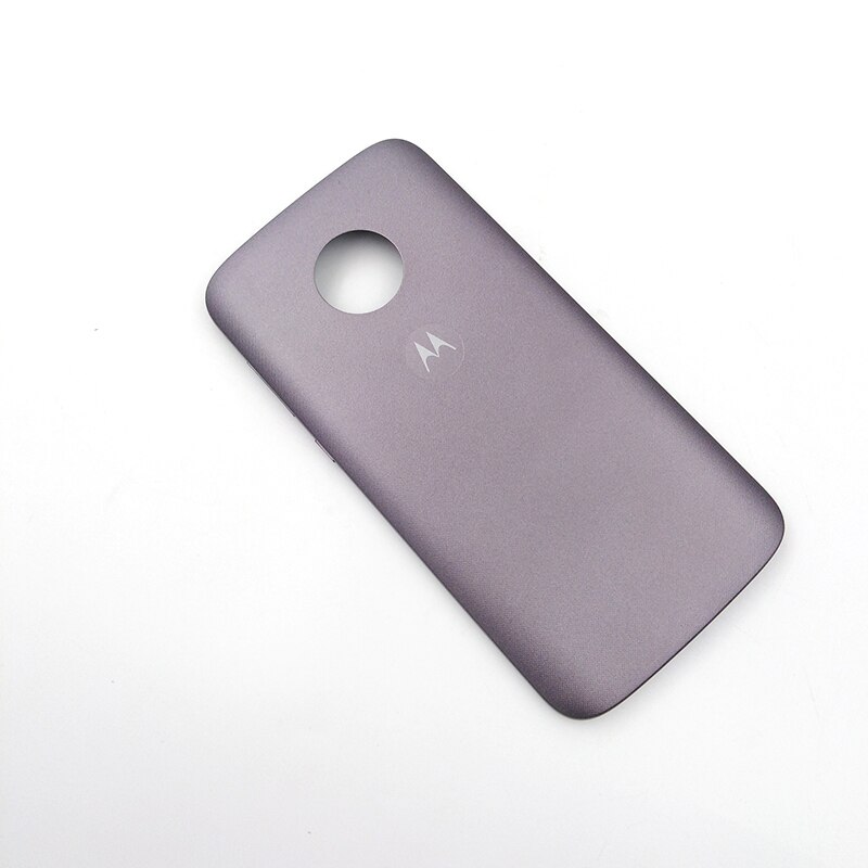 Coque arrière originale pour Motorola Moto E5 Play xt221, couvercle de batterie, pièces de rechange et boutons latéraux: Front Grey