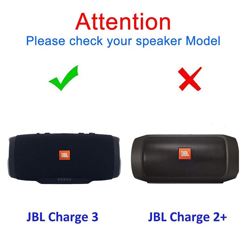 Eva Waterdichte Harde Reizen Draagtas Opbergtas Voor Jbl Lading 3 Bluetooth Draadloze Speaker Fit Usb Kabel En Lader