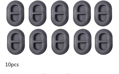 Black Floor Pan Drain Plug Rear Floor Pan Body Plug Small Rubber Plug For Jeep Wrangler JK JL Exterior Accessories: 10pcs