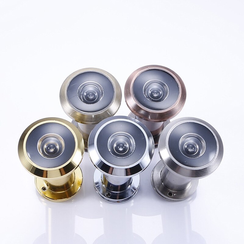 200 graders dörrvisare med sekretessskydd hemskydd zinklegering ögonhål för 36-58mm dörrar