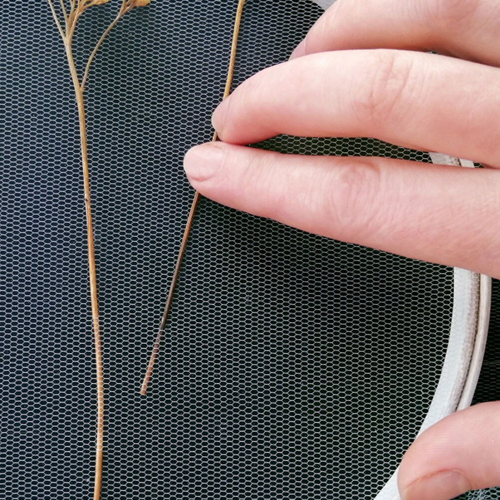 6Pcs Plastic Mesh Sheets Rectangular Versatile DIY Safe Beading Sheet Mesh Grid Resistance Silver Perforated Expanded Plate