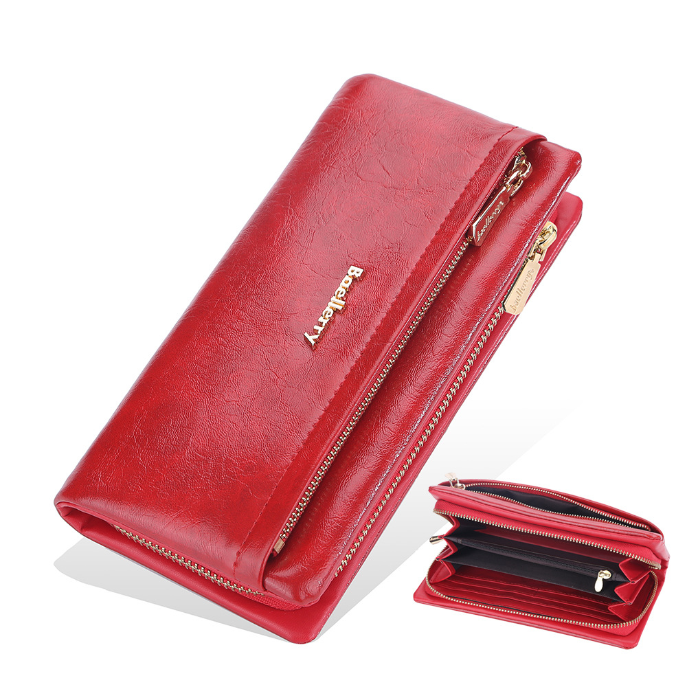 Baellerry New Women Phone Bag Wallets Large Capacity Handbag Zipper Card Holder Female Purse Coin Pocket Brand Wallet For Girls: Jasne