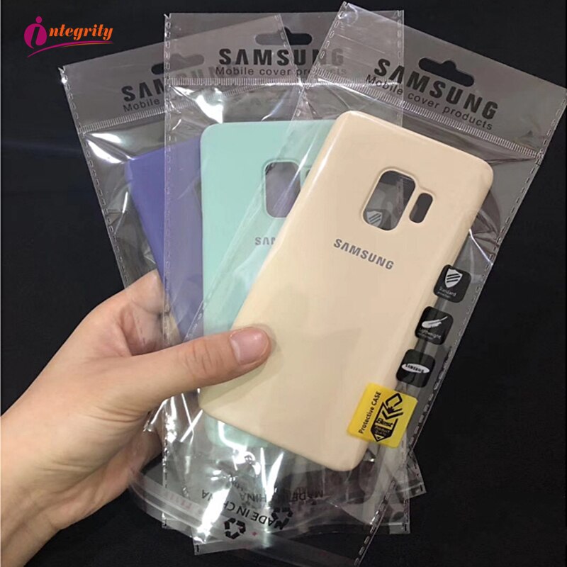 Integralność 100 sztuk 11*17cm przezroczyste samoprzylepne naklejki robić zamykania torebek z jedzeniem OPP plastikowe opakowania torba zamykany worek foliowy z samolotem wiszący otwór: SAMSUNG torba--100szt