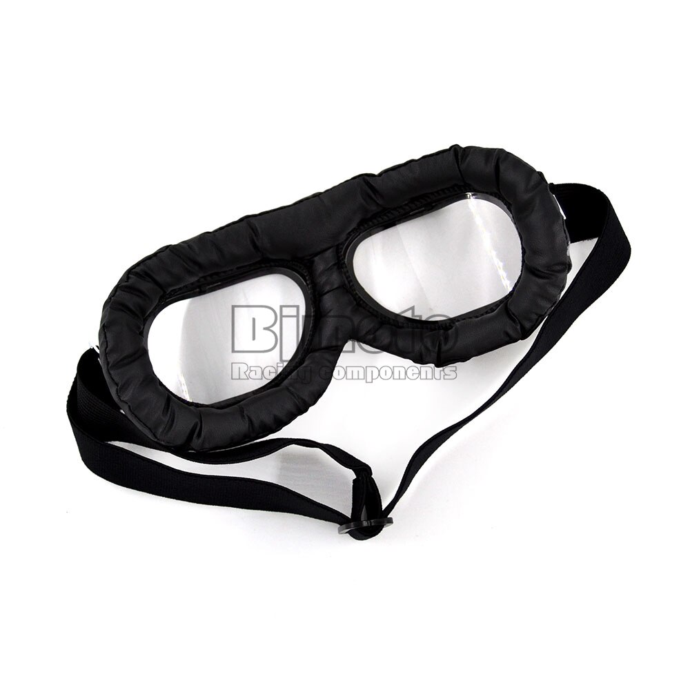 BJMOTO-Gafas transparentes Retro para motocicleta, lentes Antiparras para casco de estilo Harley, Antiparras y Motocross