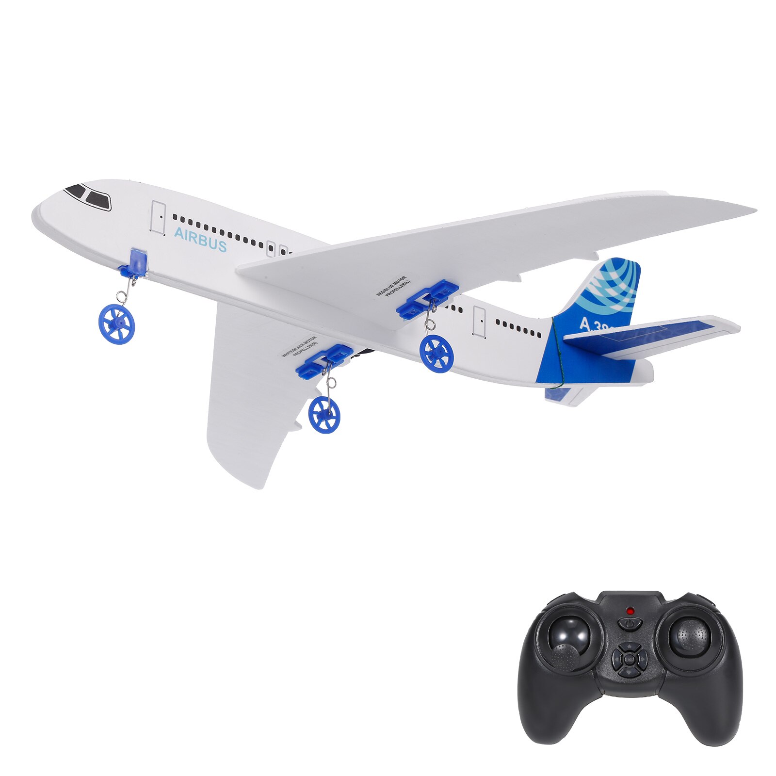 A380 RC Airplane 2.4GHz 2CH Small Plane DIY Flight Toys Foam RC Plane for RC Toys beginner