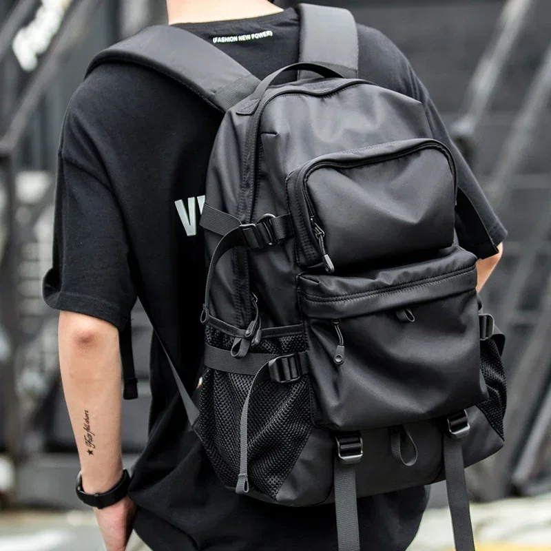 Verkoop goed Casual Street Style Mannelijke Rugzak Grote Capaciteit 17 inch Laptop Reisrugzak Tiding University College Schooltas