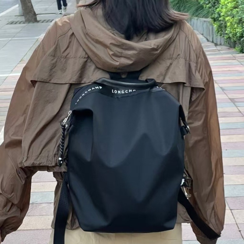 2025 nuovo Zaino lungo, zaino in nylon, zaino impermeabile, casuale, leggero, di grande capacità, alla moda per tutte le stagioni