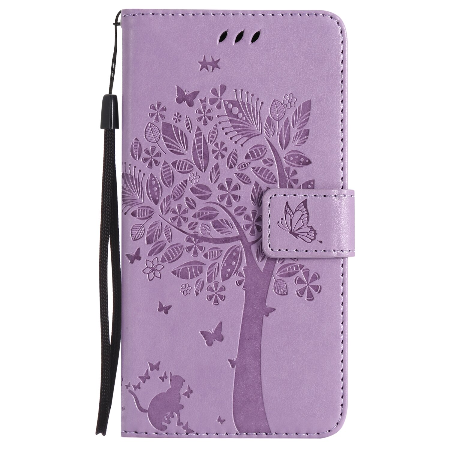 Coque voor lg  k10 k 10 lte lgk 10 k410 flip wallet leren telefoonhoesje voor lgk 430 k420n k430 k430ds k 420n k 430 k 430ds capa: Lichtpaars