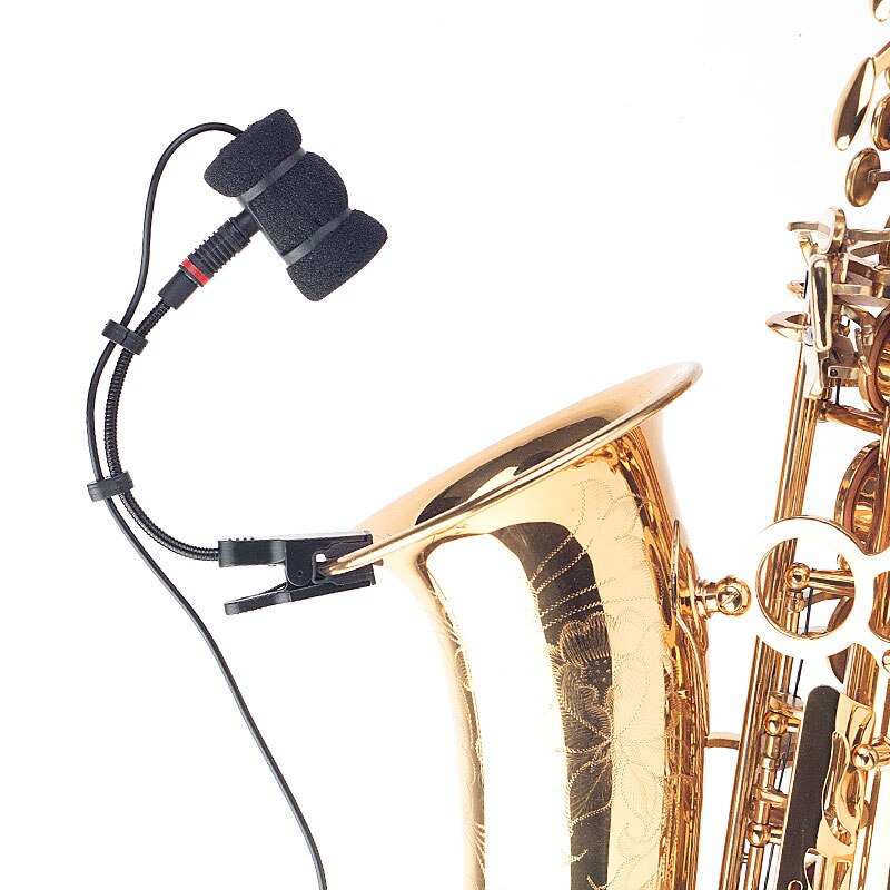 Instrument Kondensator Mikrofon Universal- Ständer Clip für Saxophon Klarinette Wind Instrument, dauerhaft Mini Schock Halterung