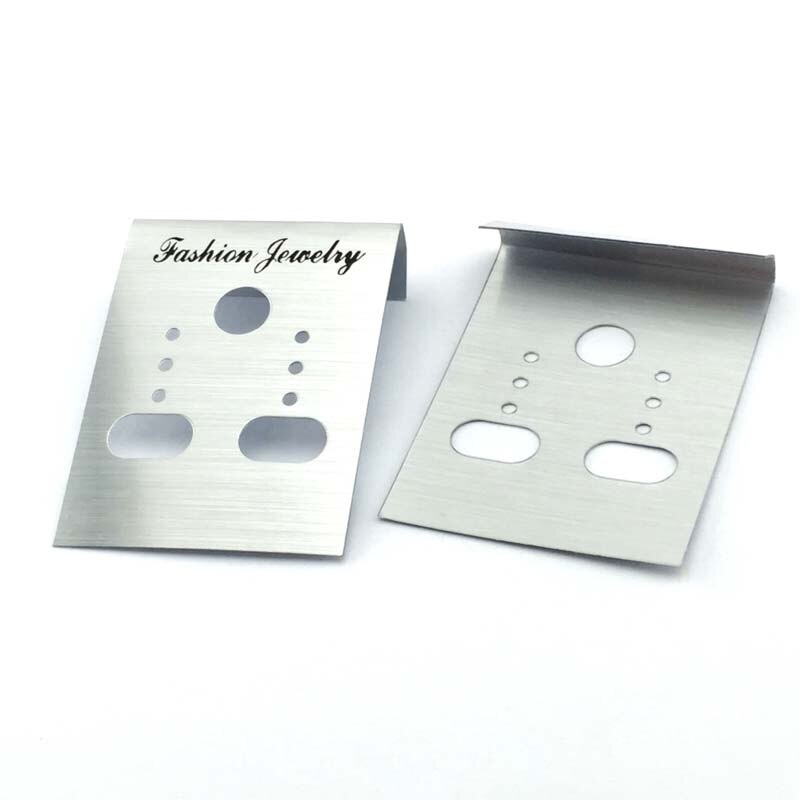 50 Stuks Plastic Earring Ear Studs Haken Verpakking Display Tag Kaarten Benodigdheden Voor Sieraden 29x38mm: gray