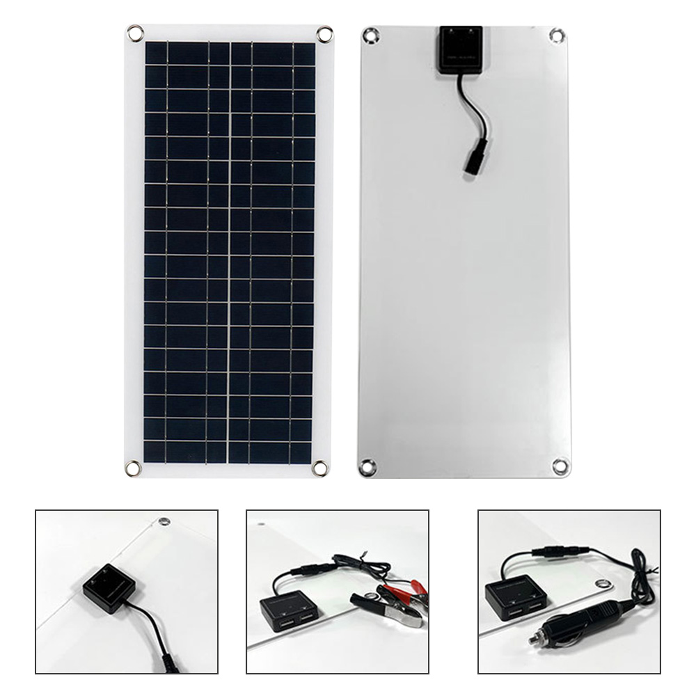 Cargador y mantenedor de batería Solar de 1000W y 12 V, Kit de carga de Panel Solar portátil de 12 voltios para coche, barco automotriz, RV, marino