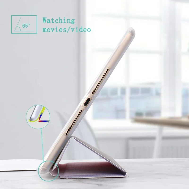 Funda voor Ipad 7/8/9e Generatie Case 10.2 inch coque voor ipad 9 cover Air Air1/2 9.7 "5/6th Pouch Houder Drievoudige Stand