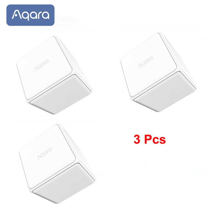 Aqara Magic Cube Controller - Zigbee Smart Home Automation - Control Devices via App: 3 pcs