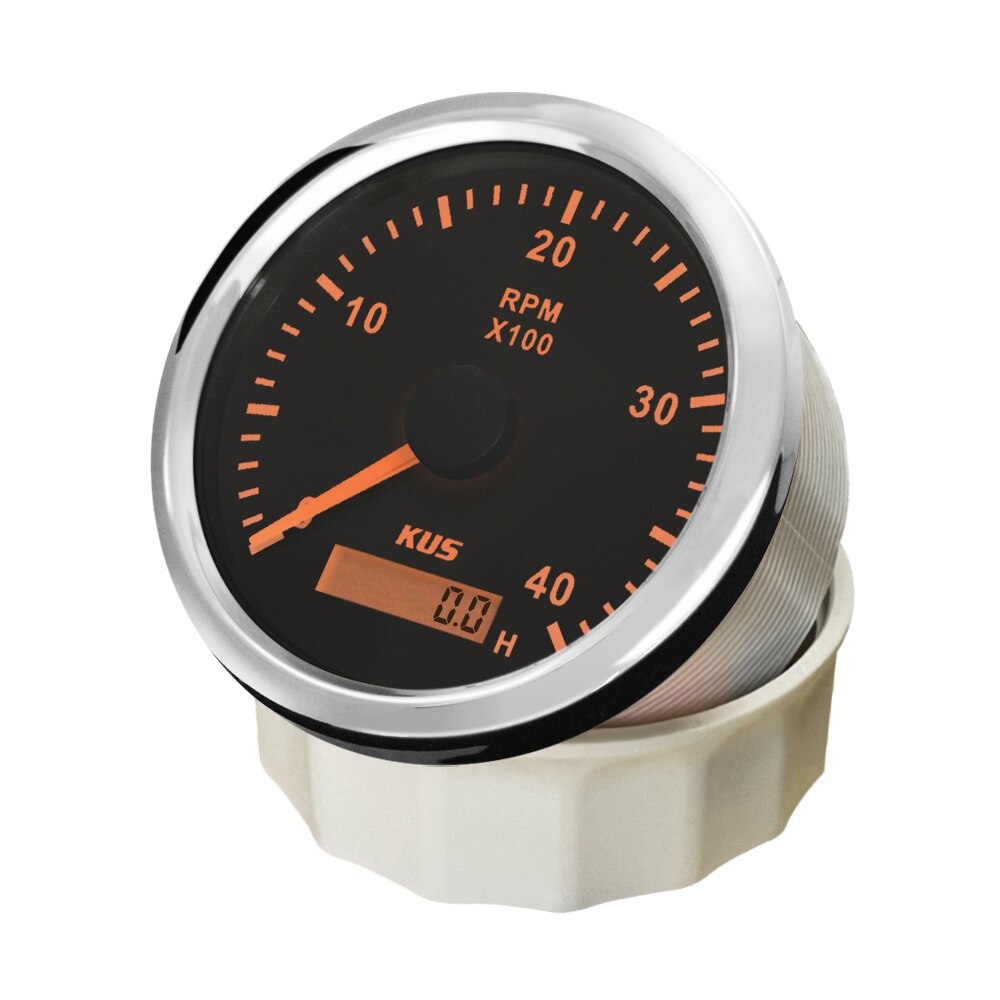 Kus 85Mm Toerenteller Met Urenteller 3000Rpm 4000Rpm 6000Rpm 8000Rpm Met Rood Geel Backlight 9-32V