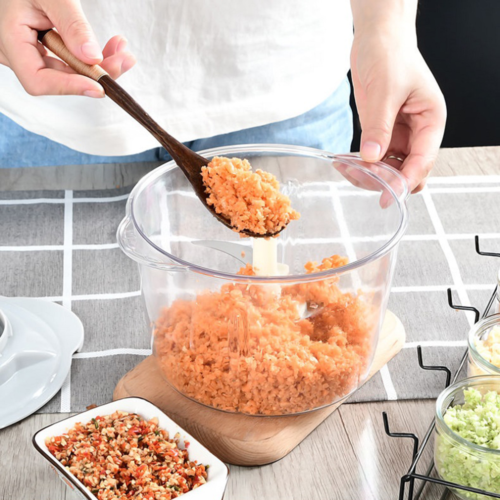 1.5L-2L Vegetable Meat Stirrer Grinder Kitchen Multi-Function High Capacity Food Processor Mixer Cooker Dumpling Stuffing Machin