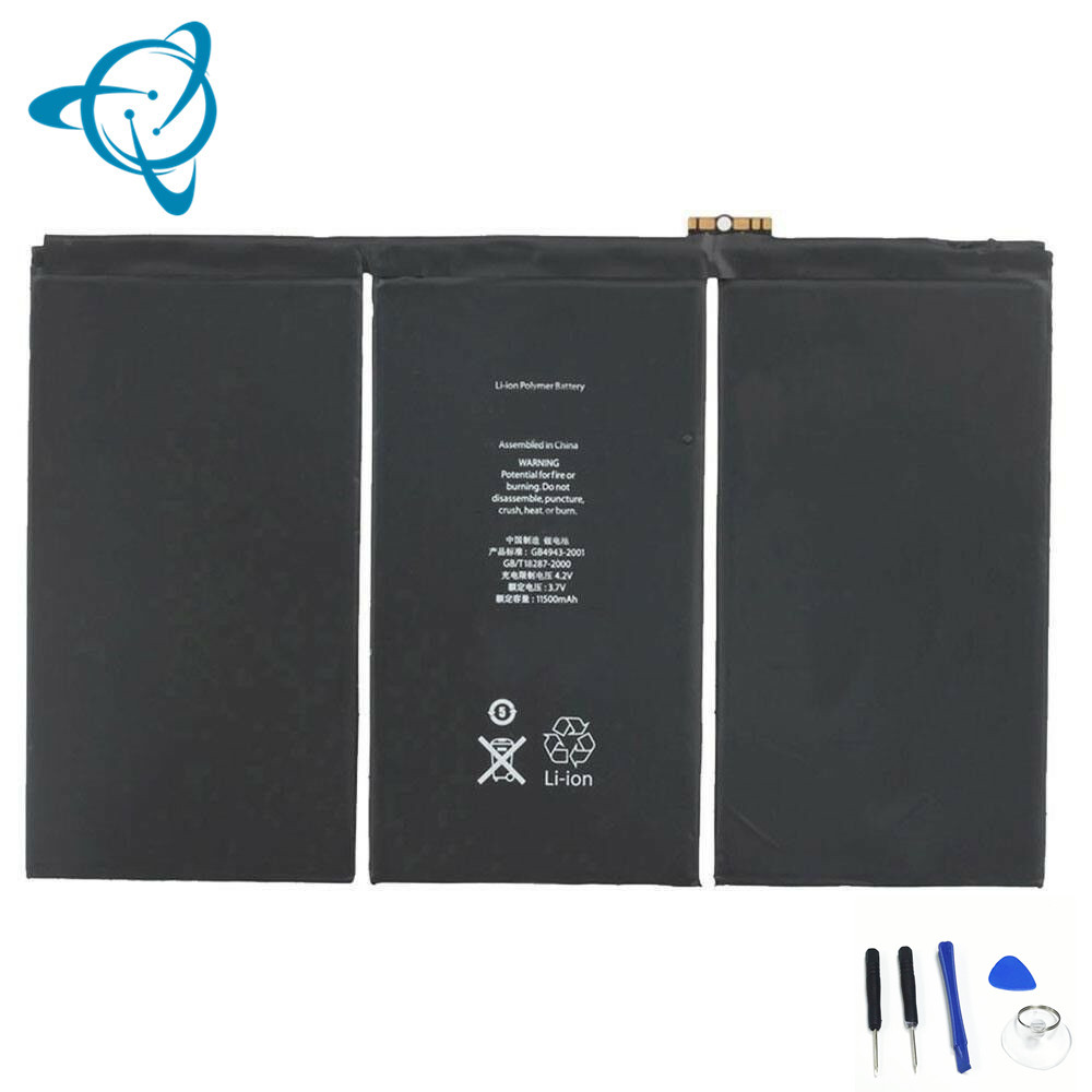 A1395 a1396 a1397 akkus für ipad 2 4.35v 6500 mah,  a1376 -akkus