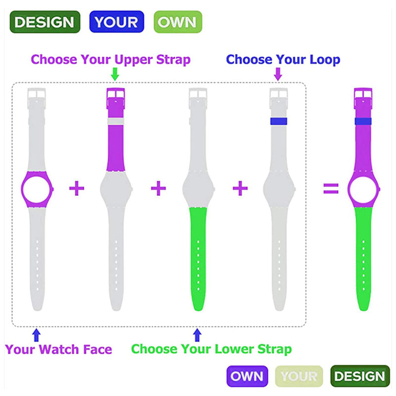 Voor Swatch Band Jelly Siliconen Rubber Horloge Band Gesp 16mm 17mm 19mm 20mm Sport Armband Vervanging waterdichte Accessoires