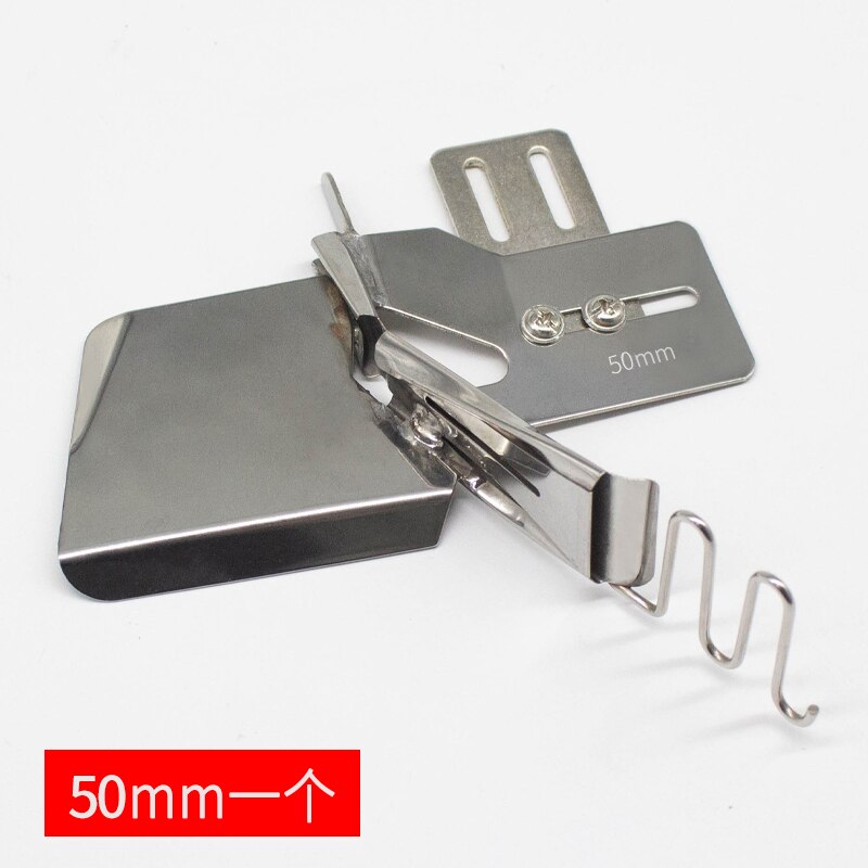 Industrial Multi-Functional 4 Fold Edging Slide Binder Hemming Device Presser Foot Flat Sewing Machine Accessories: PURPLE