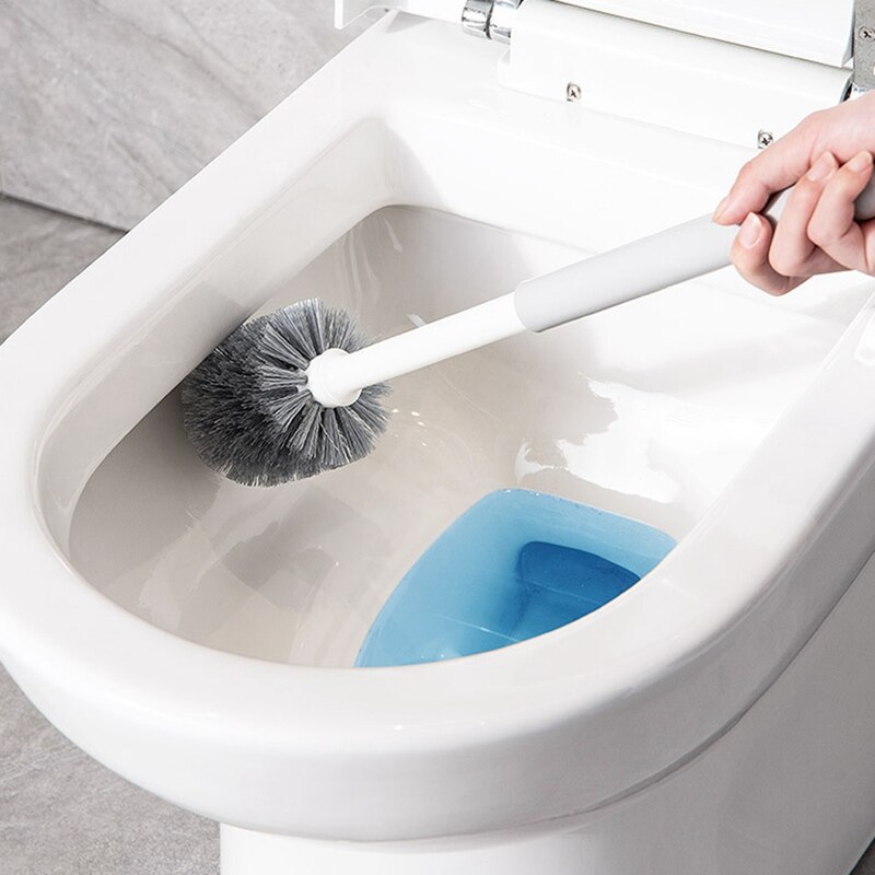 Toilet Plunger and Brush, Bowl Brush and Plunger Combo with Holder for Bathroom Cleaning, 2-In-1 Heavy Duty Plunger Set