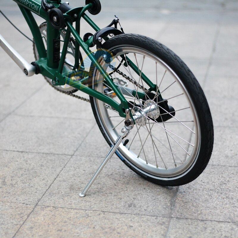 Béquille de vélo pliable 16 pouces, 2 modèles, 349, pour Brompton, en fibre de carbone