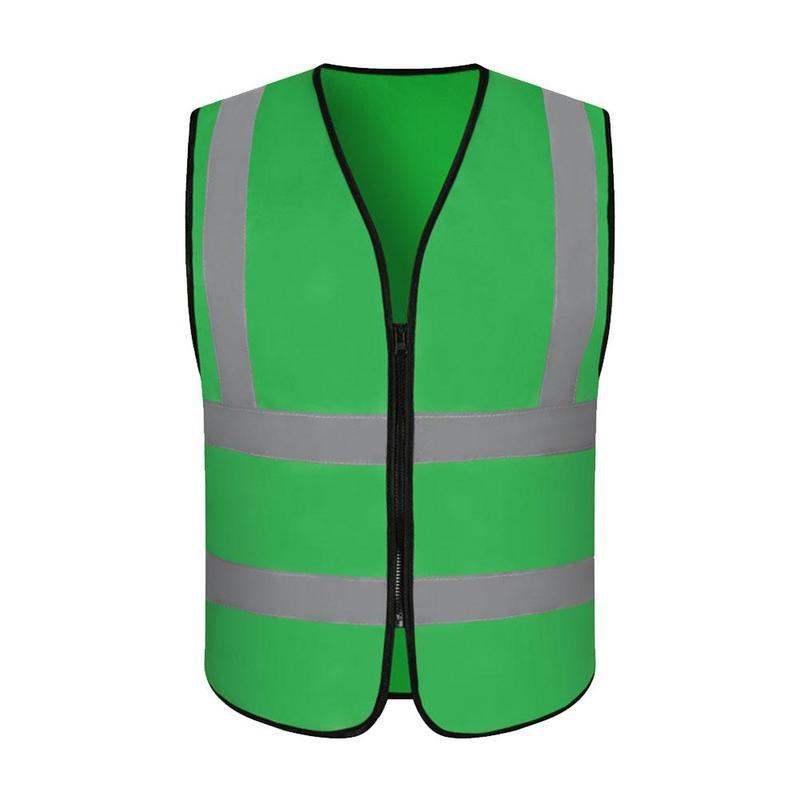Reflecterend fietsvest ademend verkeer nacht werk beveiliging hardlopen reflecterend veiligheidsvest buiten waarschuwing reflecterend vest: En