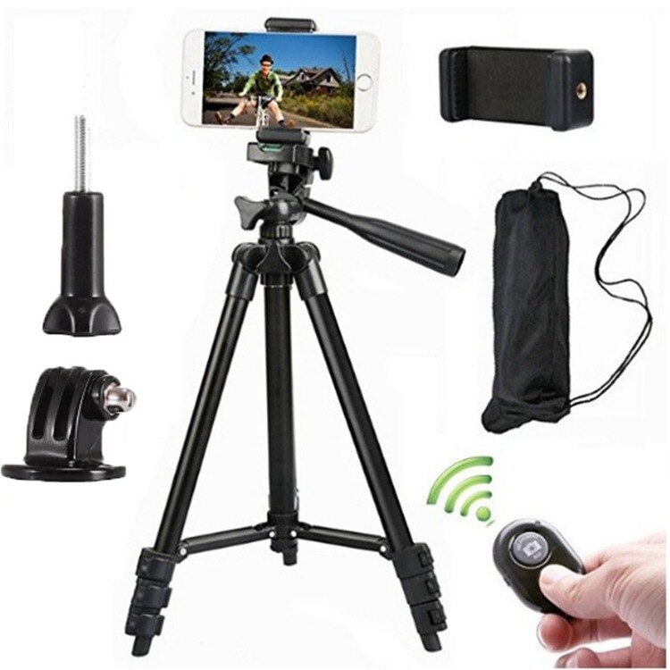 Actualmente disponible GoPro Cámara de Acción teléfono móvil lente simple Reflex Cámara 3120 trípode cámara portátil Selfie titular en vivo: Default Title