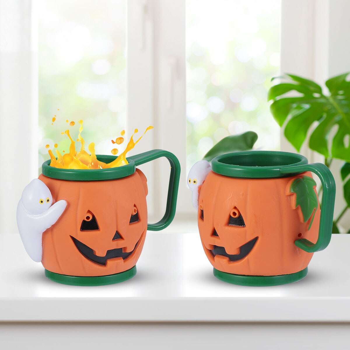 1pc halloween kopper praktisk græskar krus børn tænder børstning sjovt krus til tandbørstende børn halloween