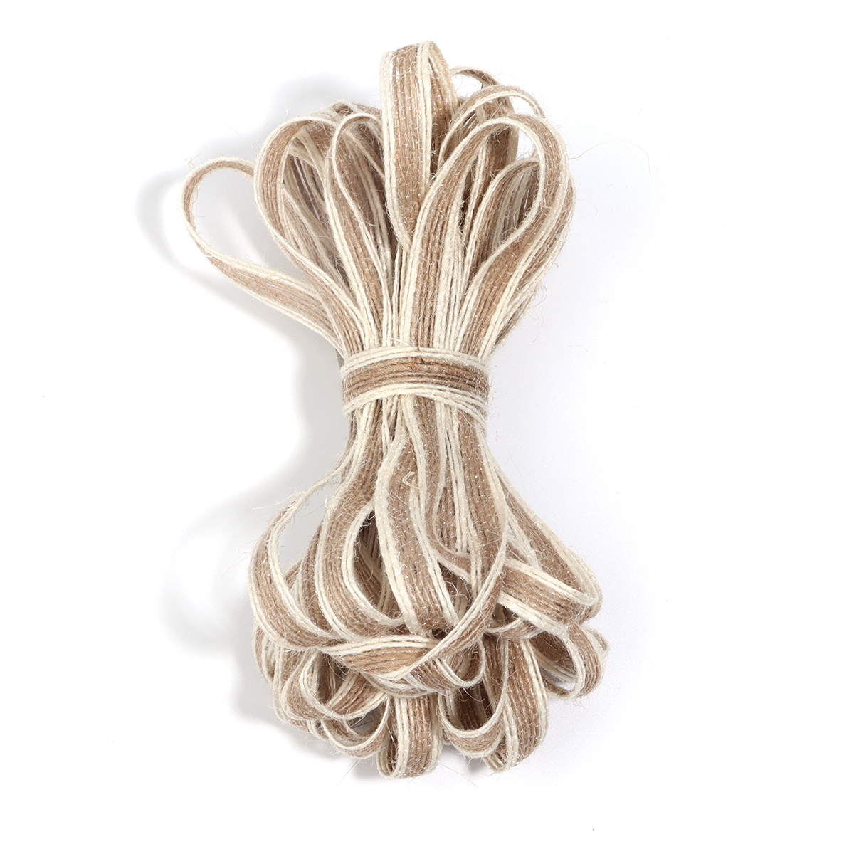 1-10 meter hør jute stof bånd makrame håndværk hør webbing til bryllupsdekoration æske buket sløjfe emballage ting: Rød